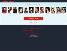 Tablet Screenshot of camplayfriends.com